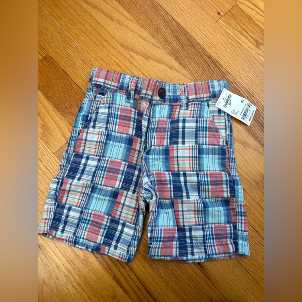 Oshkosh b’gosh Plaid Kids Shorts